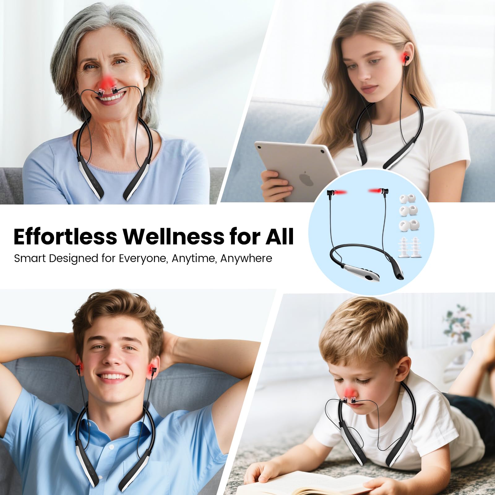 YOEYOU portable red light therapy device for on-the-go relief