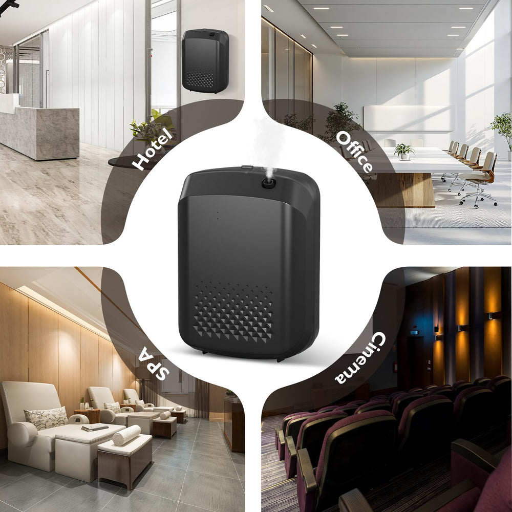 Yofuly Waterless Diffuser cold-air diffusion creates micro-particles.