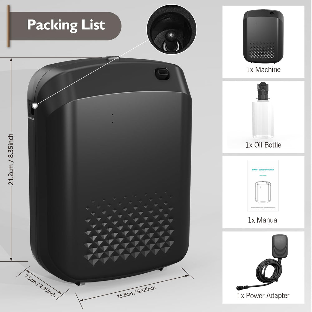 Yofuly Waterless Diffuser desktop installation fits home or office.