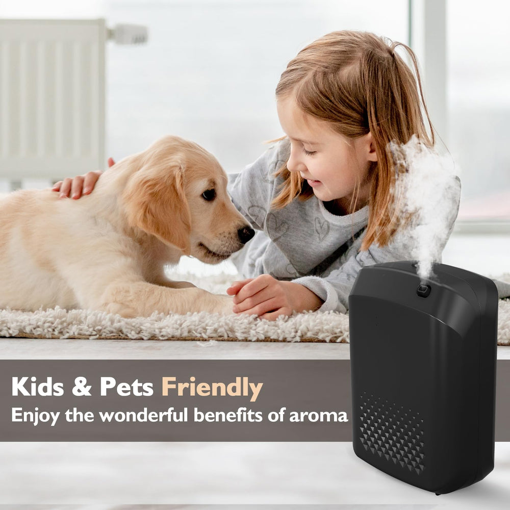 Yofuly Waterless Diffuser wall-mount option blends with decor.