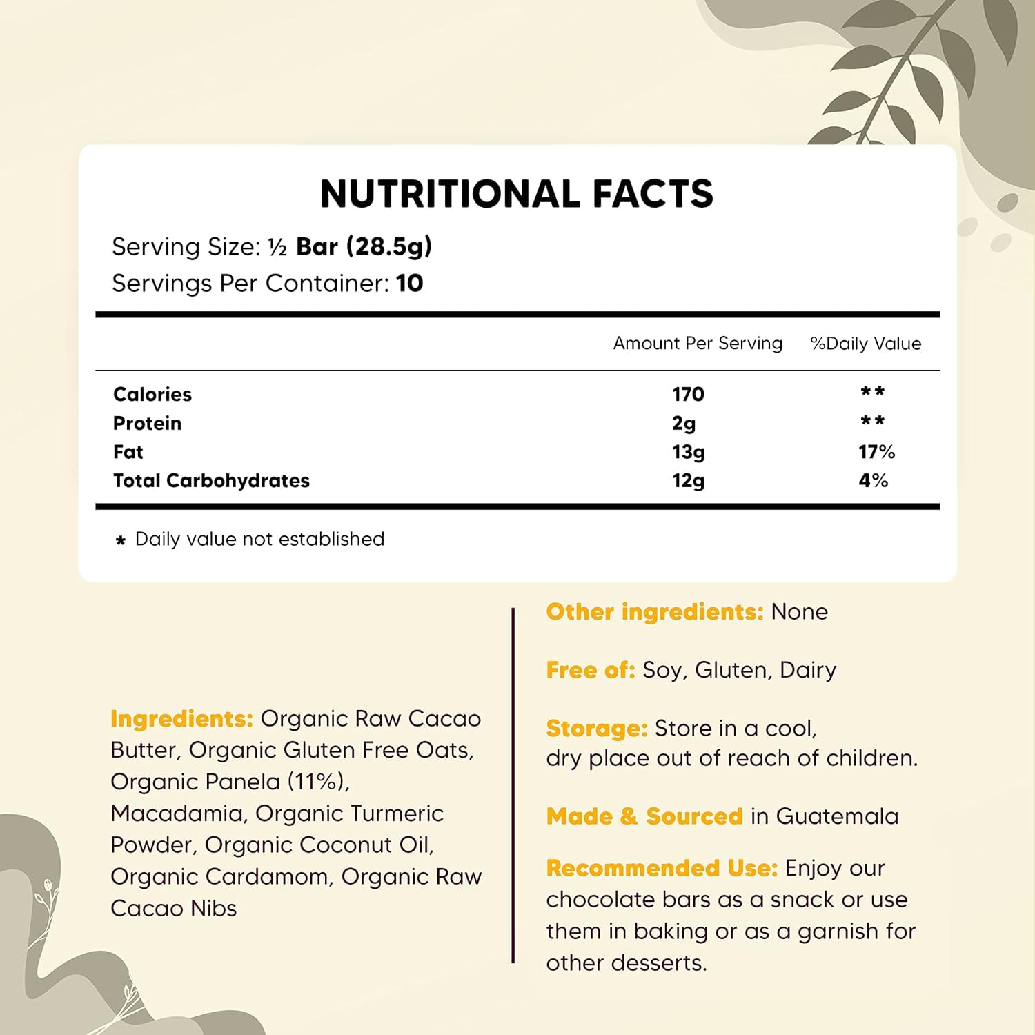 Yogi Super Foods white chocolate golden milk bar close-up with creamy cacao butter texture and spices.