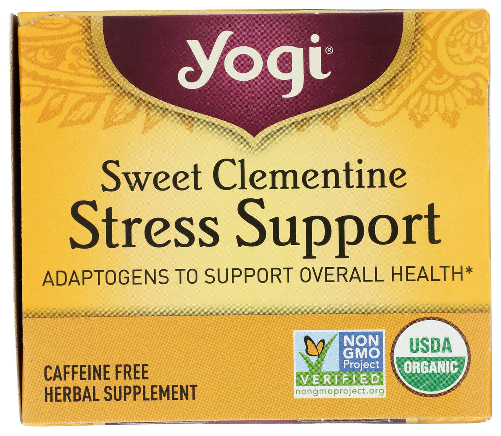 Yogi Tea Sweet Clementine aroma with lemon balm and citrus zest.