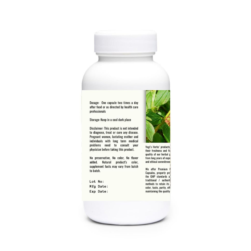 YOGIS HERBS Amman Pacharisi packaging showing clean, plant-based immune support.