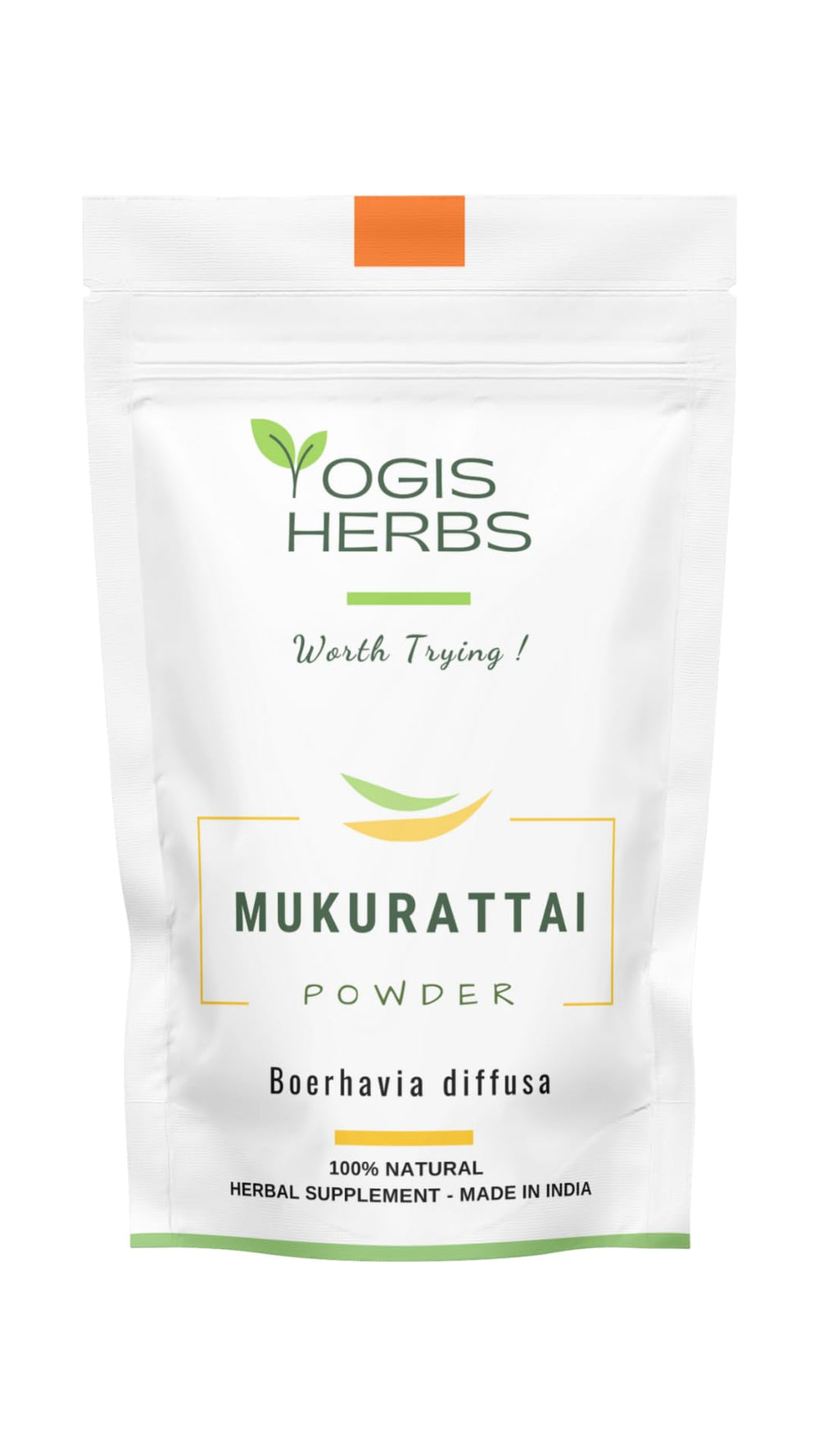 YOGIS HERBS Mukurattai powder in fine grain for traditional balance and detox.
