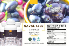 YOGIS HERBS Naval Seed Capsules bottle image, compact daily nutrition option.