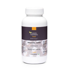 YOGIS HERBS Naval Seed Capsules bottle, easy daily antioxidant support.