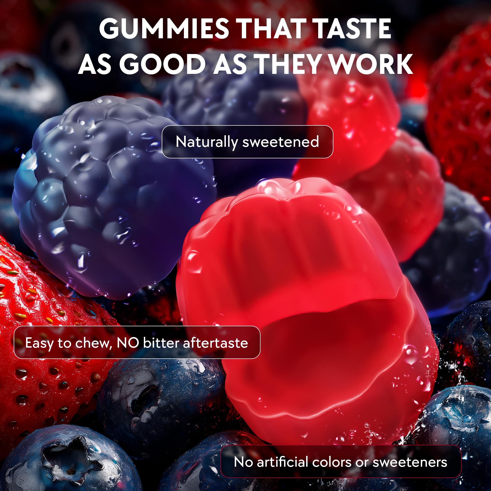 YoGLOBALANCE Ashwagandha Gummies ingredient list highlights L-Theanine, GABA, magnesium, zinc.