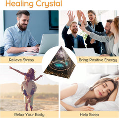 Yogmudra constellation design crystal pyramid detail highlighting zodiac-inspired artistry