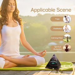 Yogmudra Handmade Orgone Pyramid crafted with care for unique crystal energy