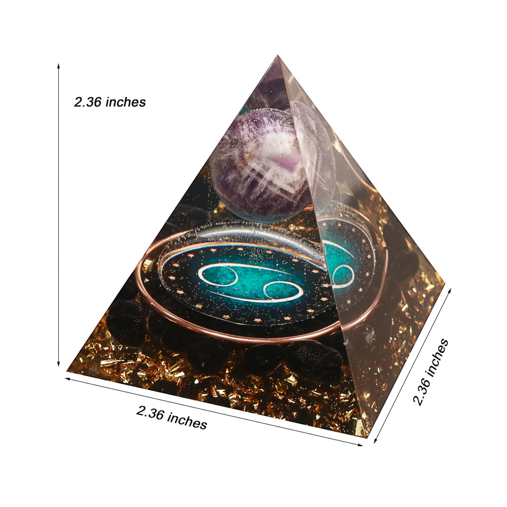 Yogmudra orgone crystal pyramid yoga meditation use for focused energy balance