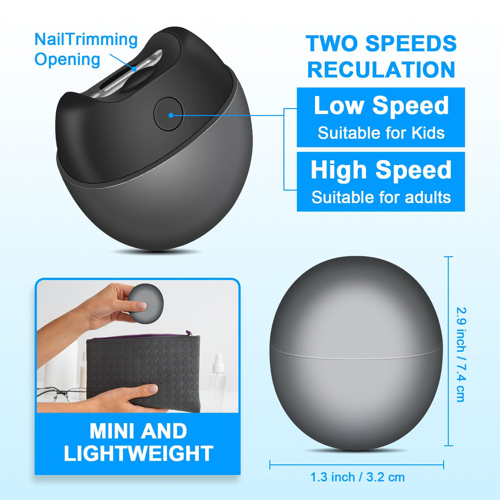 Yoiilifee USB-C rechargeable nail clipper for on-the-go charging.