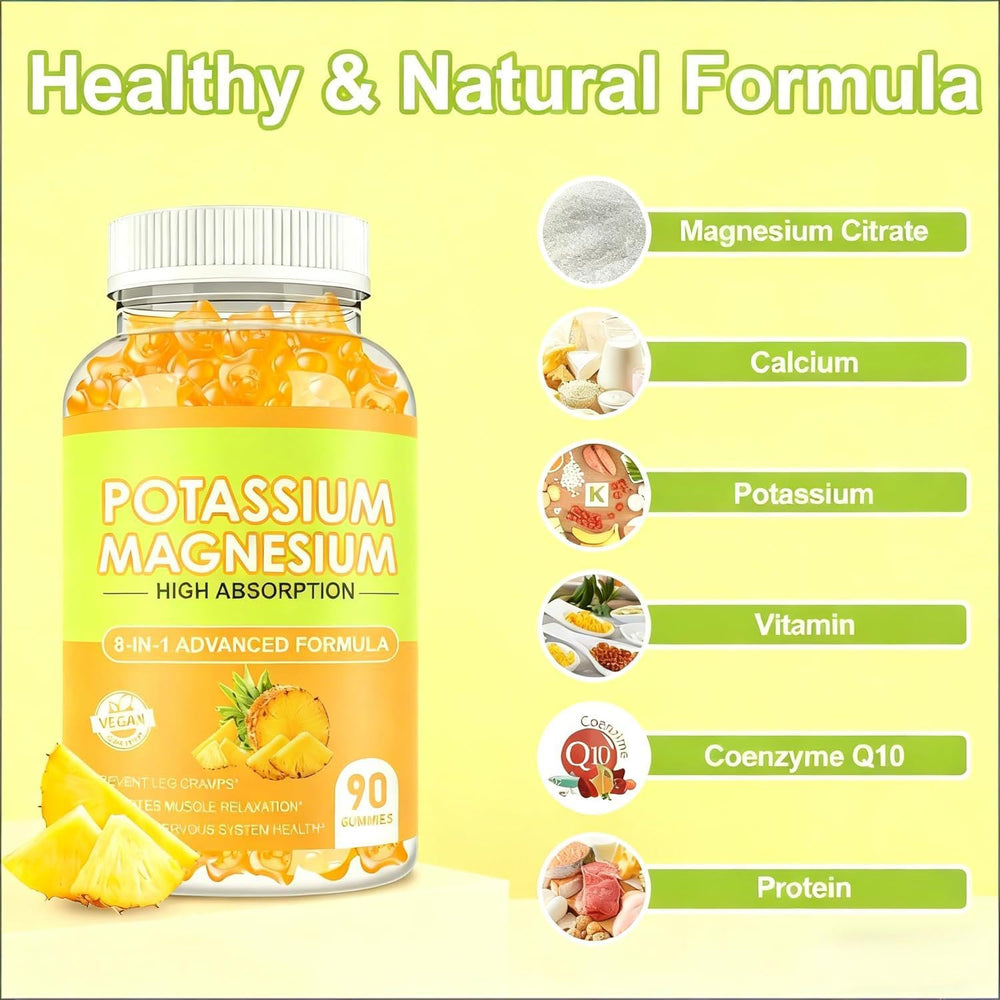 YOLLIT gummies close-up showing soft chew for easy daily wellness.