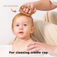 Yoofoss wooden comb in walnut finish for detangling on wet hair
