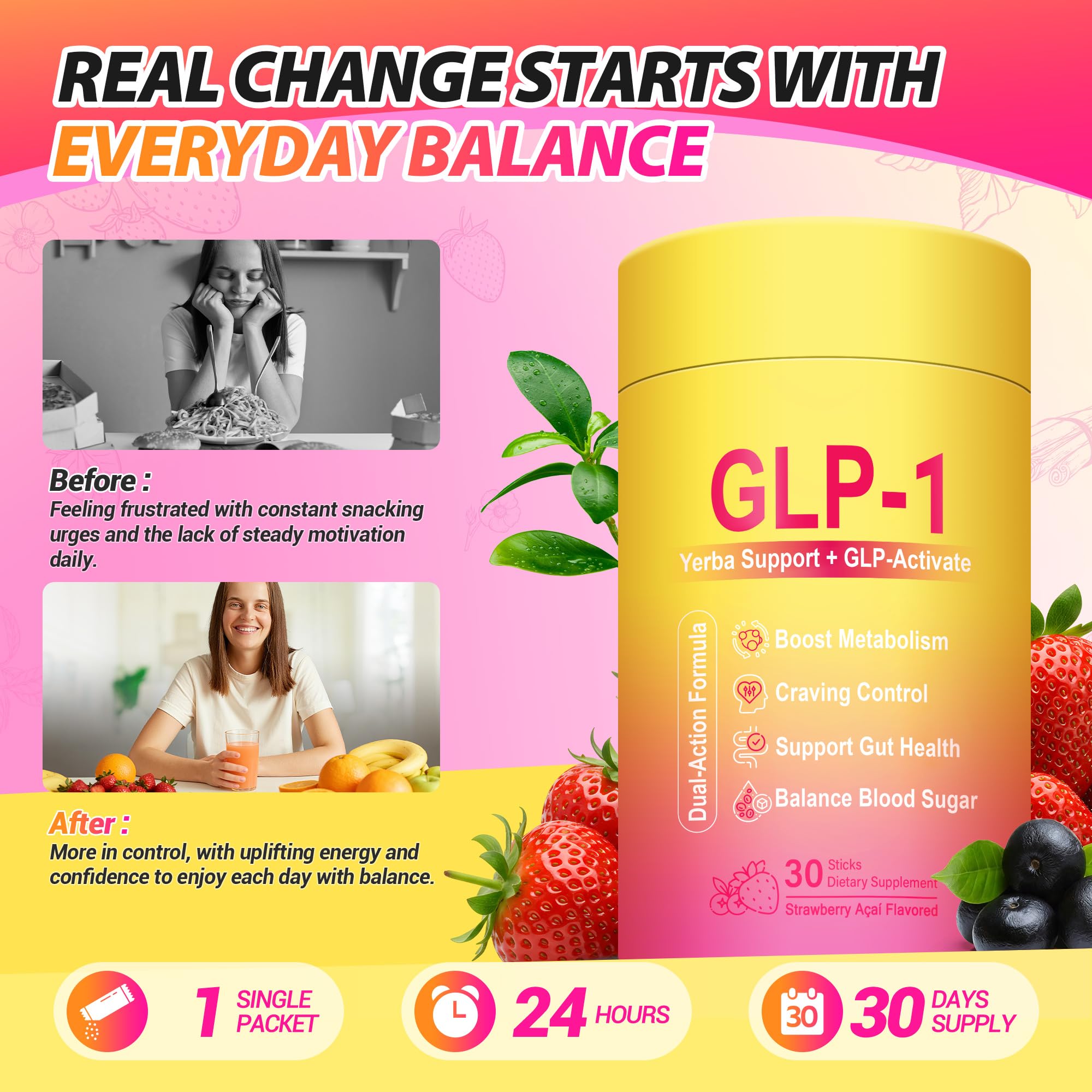 Yooloks Cutting Drink Mix on the go, offering a quick balanced boost.