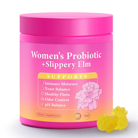 Yooloks Her Juicy feminine probiotics gummies bottle front for daily balance.