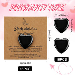 YooNotee obsidian heart with kraft card pair, ideal for Valentine's gifting.