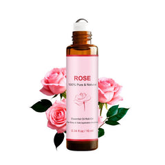 YoooJOY Rose Rollerball 10ml bottle for aromatherapy and soothing skin care.