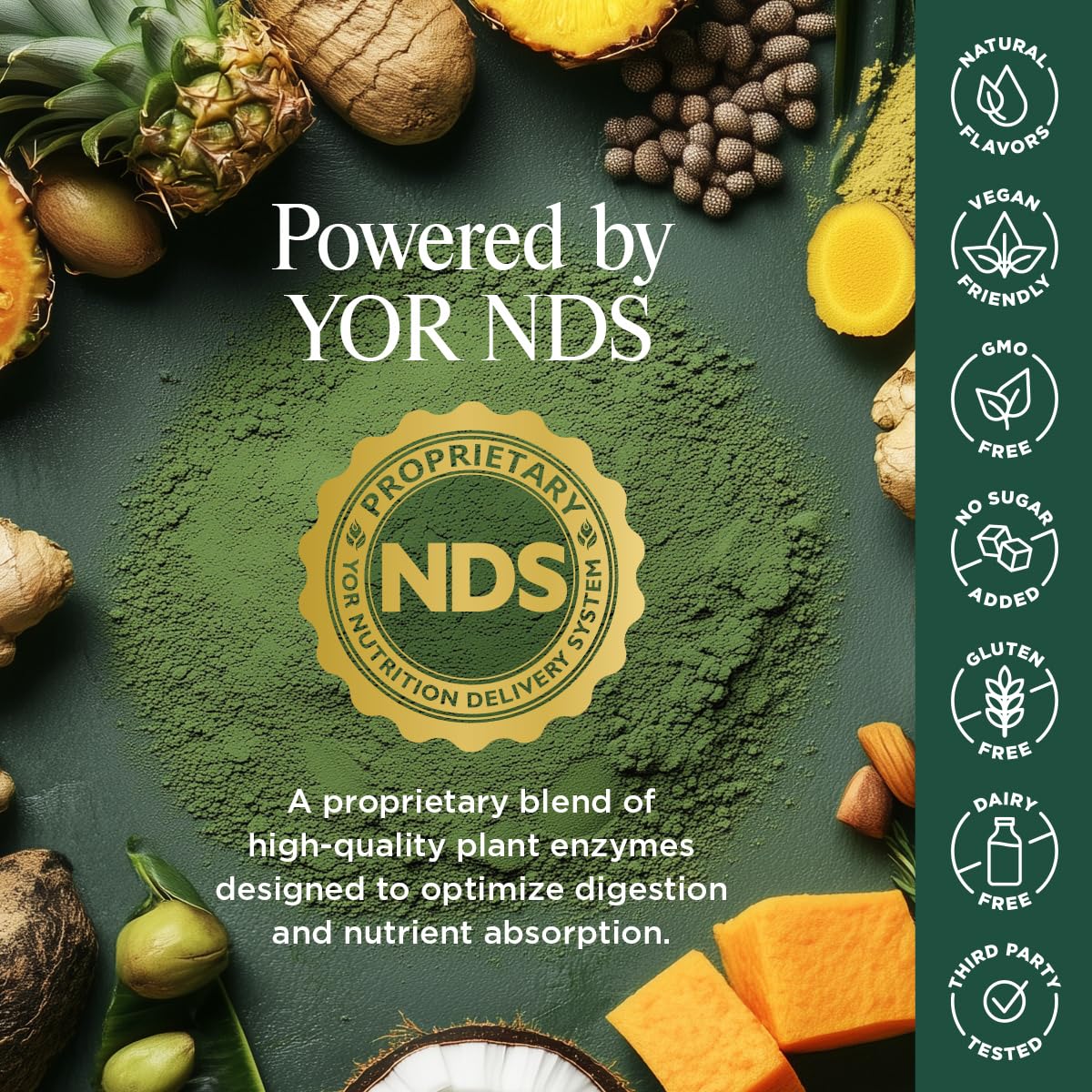 YOR Health SuperGreens third-party lab-tested for purity