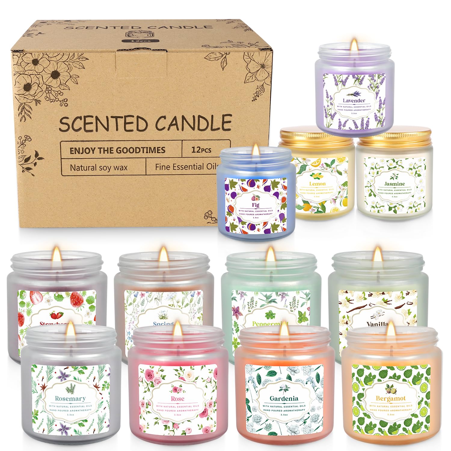 YOROXRG bedtime candle aids wind-down rituals and restful sleep.