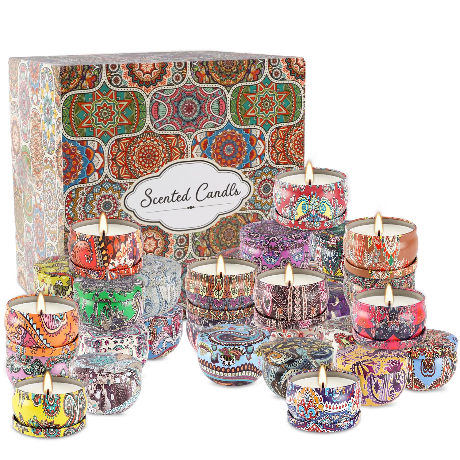YOROXRG long burn time 15–20 hours per candle for extended use.