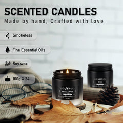 YOROXRG long burn time candles provide extended ambient lighting.