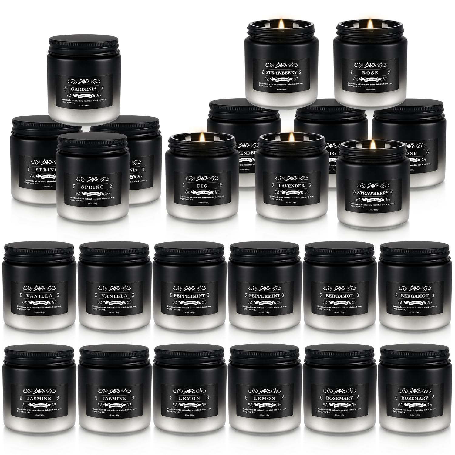 YOROXRG vanilla candle jar creating cozy warmth during evenings at home