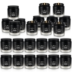 YOROXRG vanilla candle jar creating cozy warmth during evenings at home