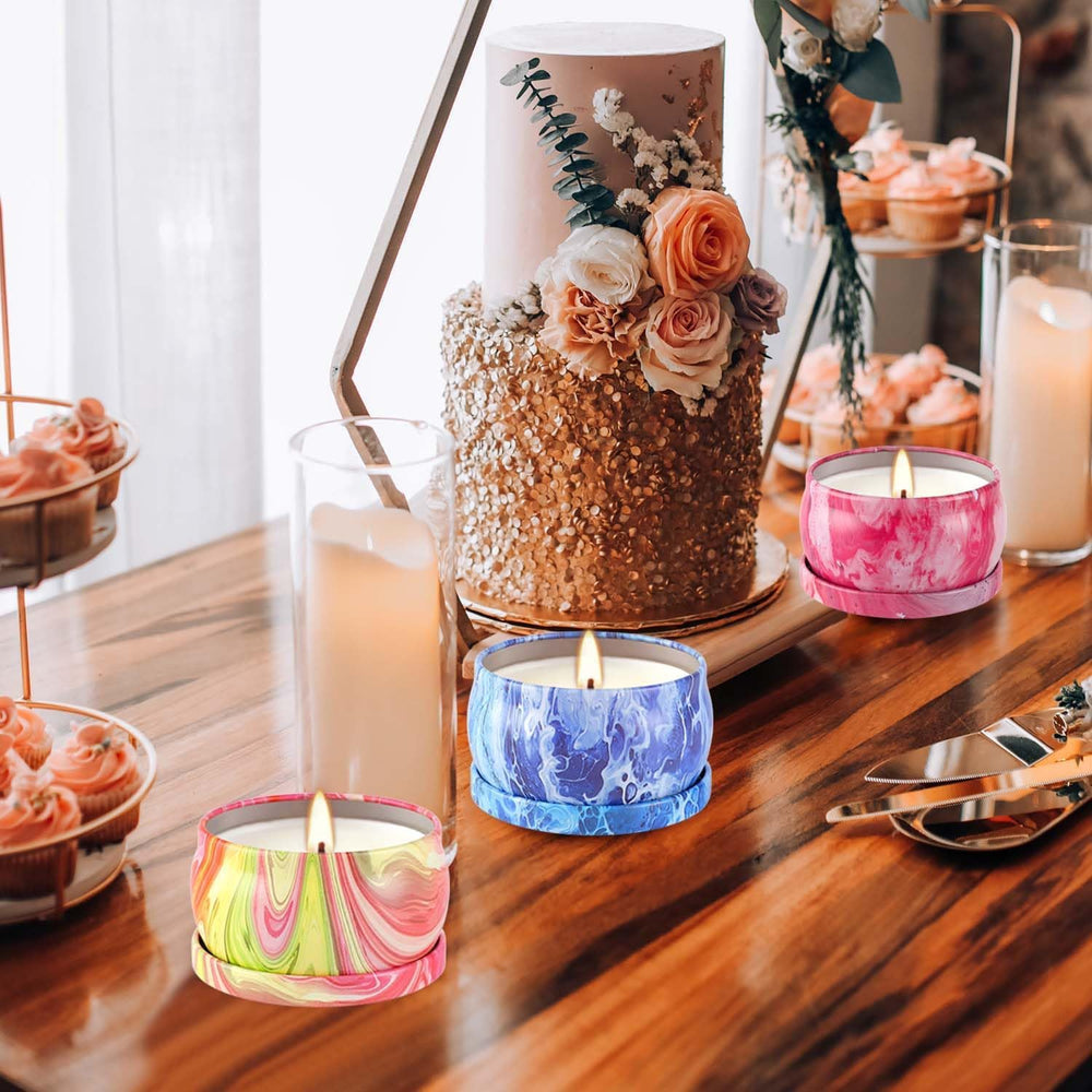 YOROXRG rose candle creates a romantic atmosphere.