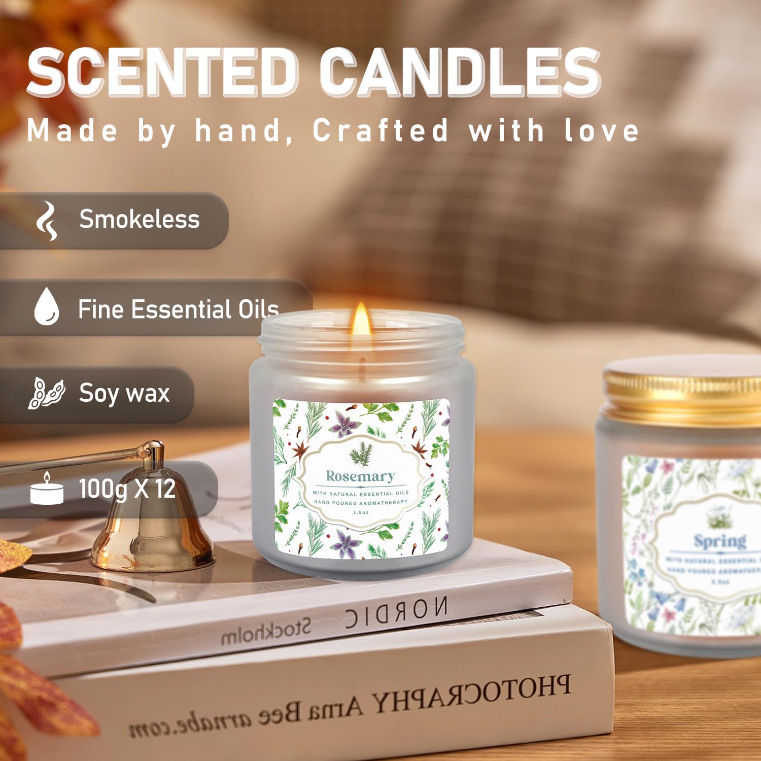 YOROXRG yoga mood candle supports calm sessions and mindful focus.