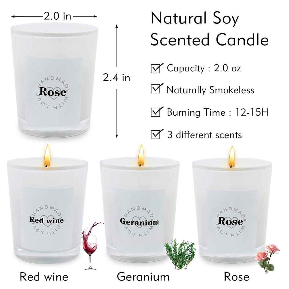 YOSICIL White spray-painted glass candle holder elevates decor