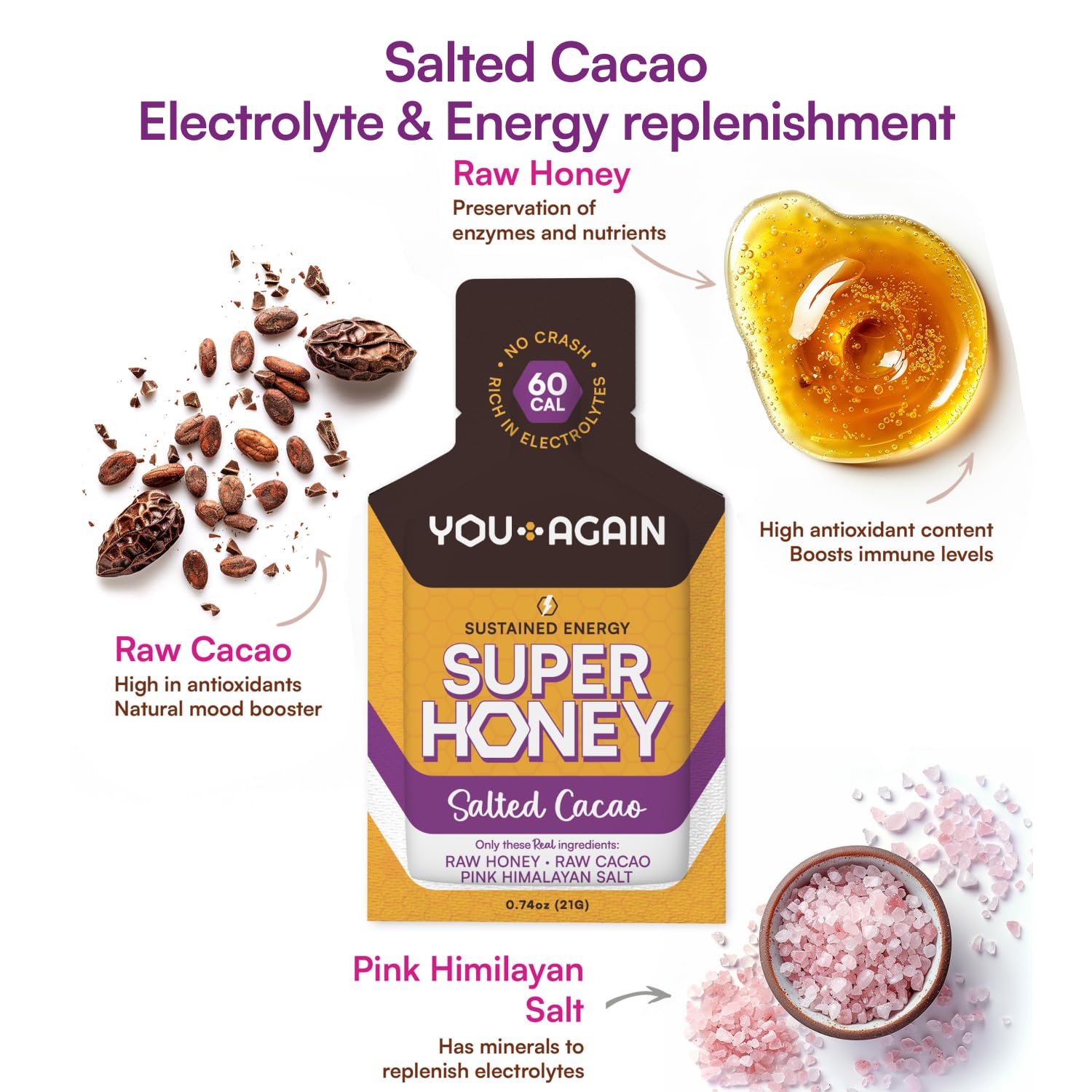 You Again paleo and gluten-free energy option for active diets.