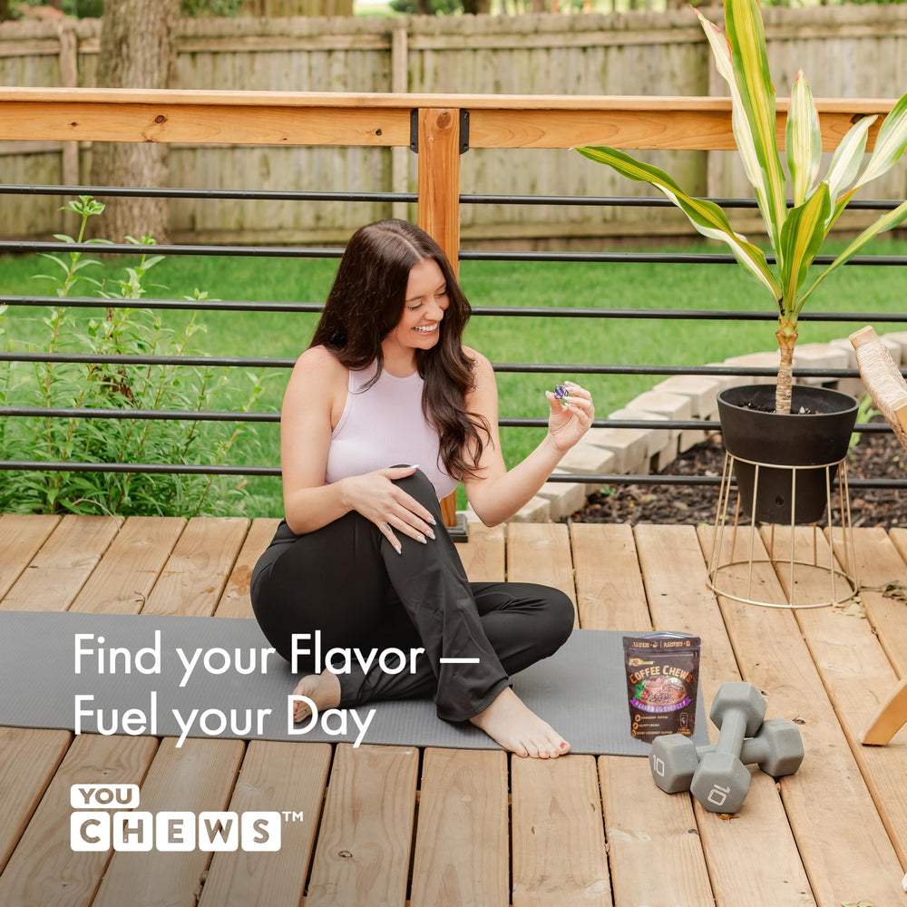 YouChews Coffee Chews bulk pack saves money per serving.
