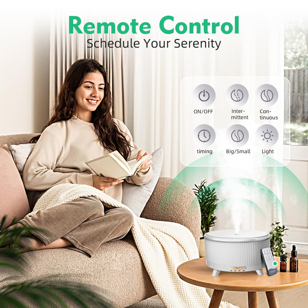 YOUENKITY diffuser palm-size design fits small spaces without compromising capacity.