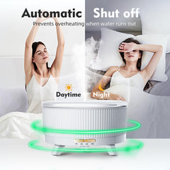 YOUENKITY diffuser remote control enables easy timing and light adjustments from anywhere.