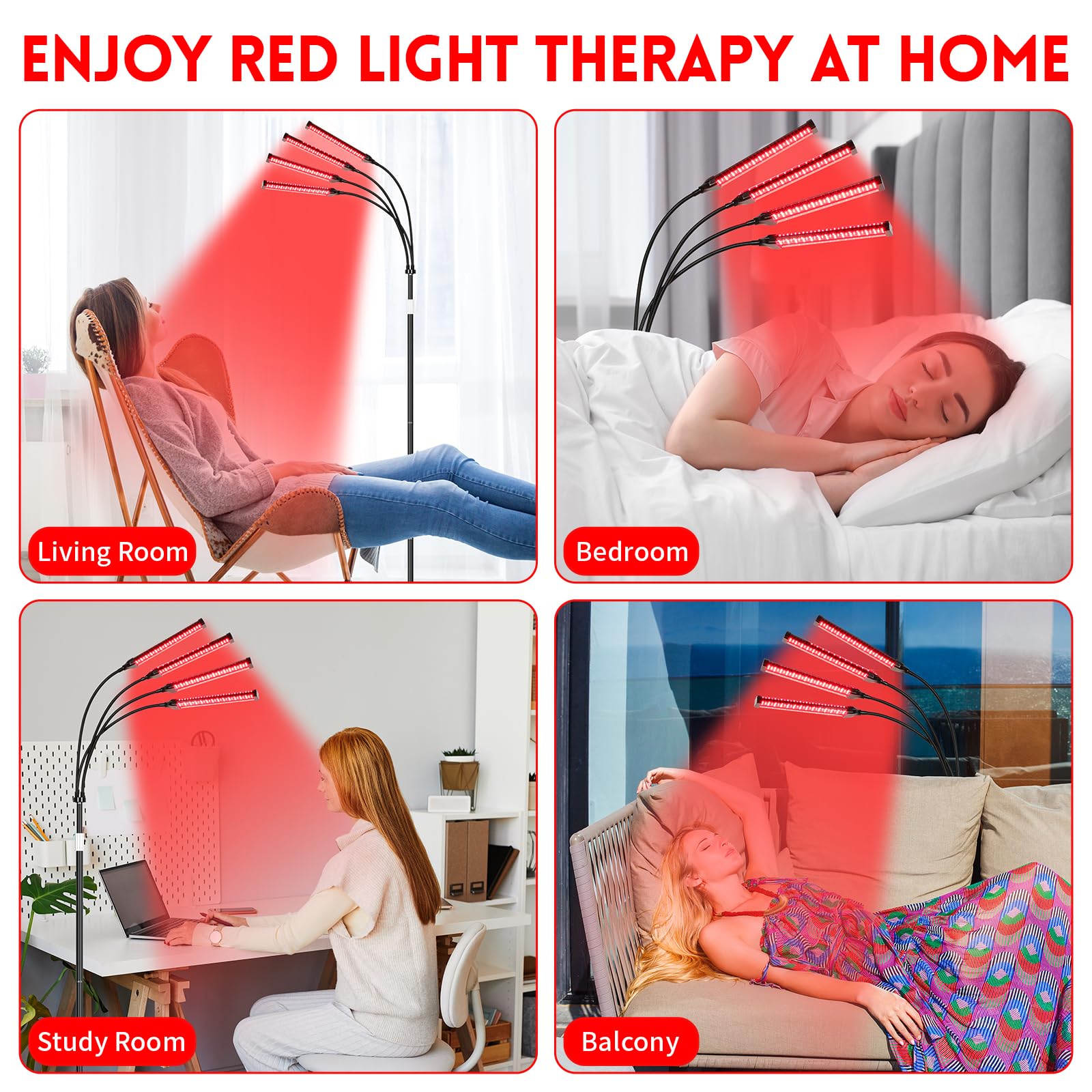 Youjoitim quick-assembly red light lamp for fast setup.