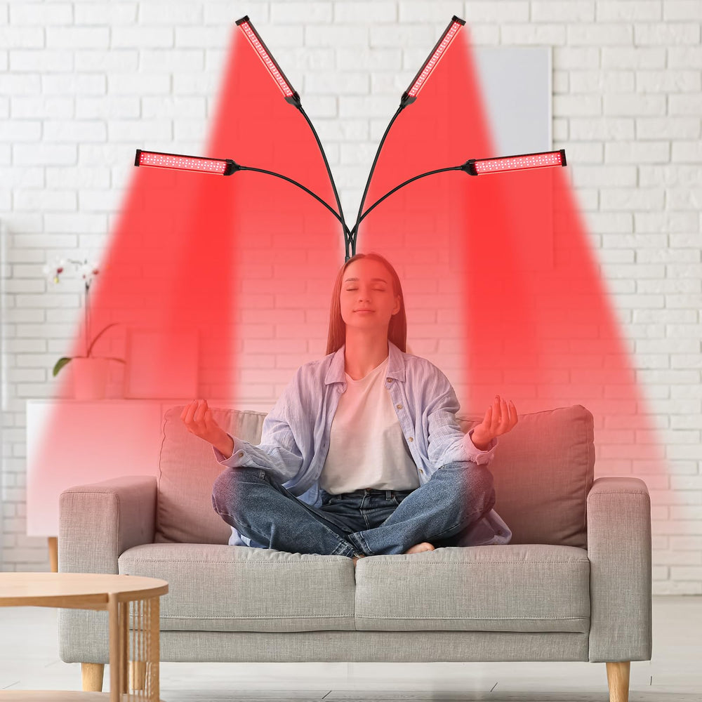 Youjoitim face and body red light lamp supports convenient sessions.