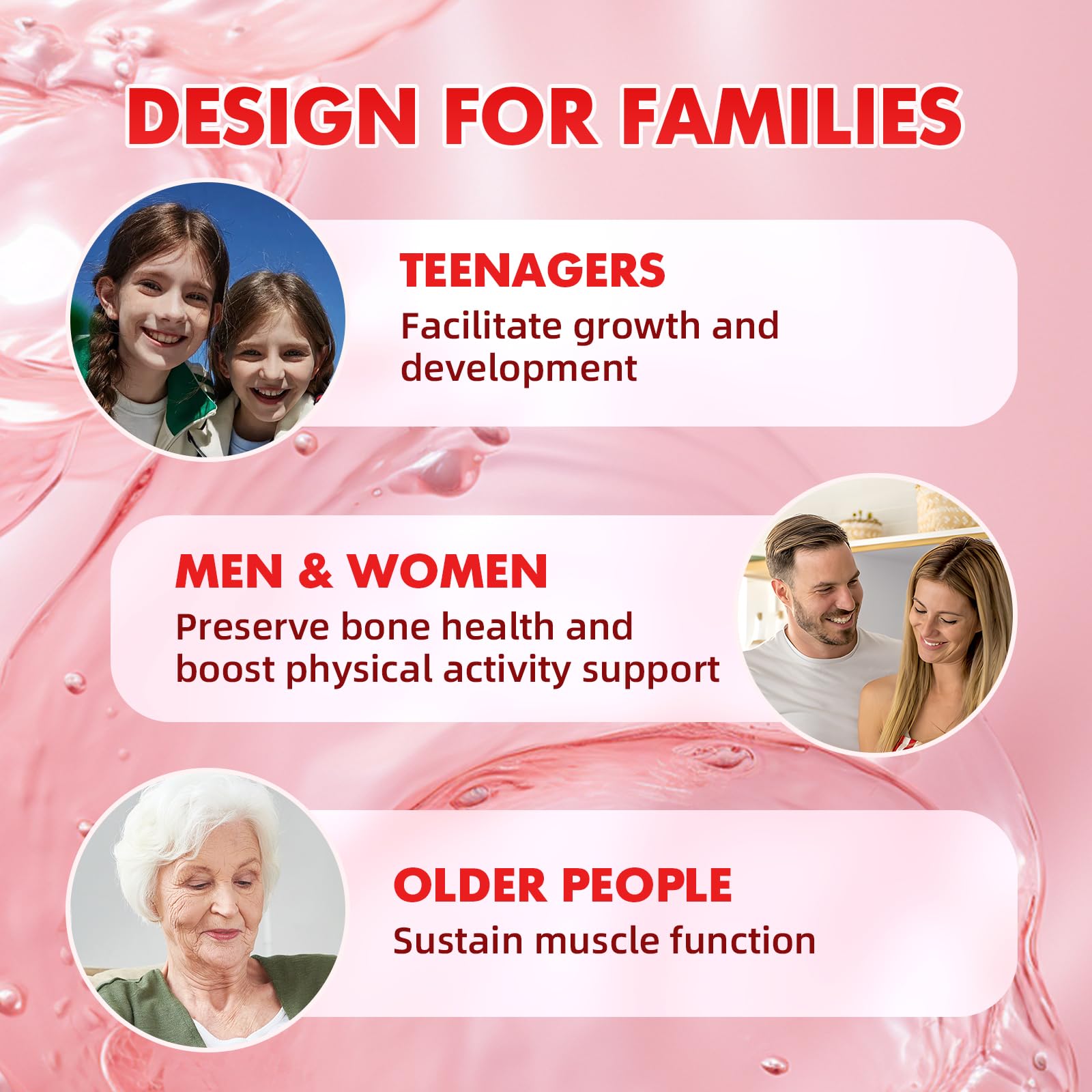 Youlikee gummies support bone health with 1200 mg per serving.