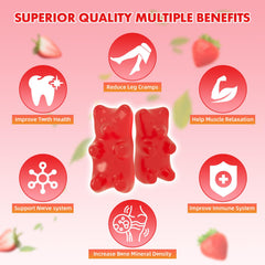 Youlikee Calcium Citrate Gummies gluten-free for gentle digestion.