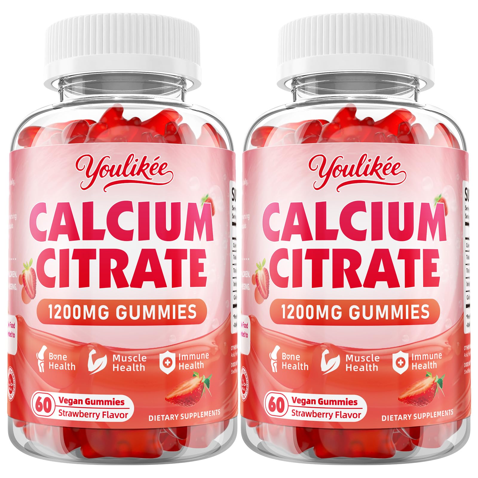Youlikee Calcium Citrate Gummies may support immune health as part of daily routine.