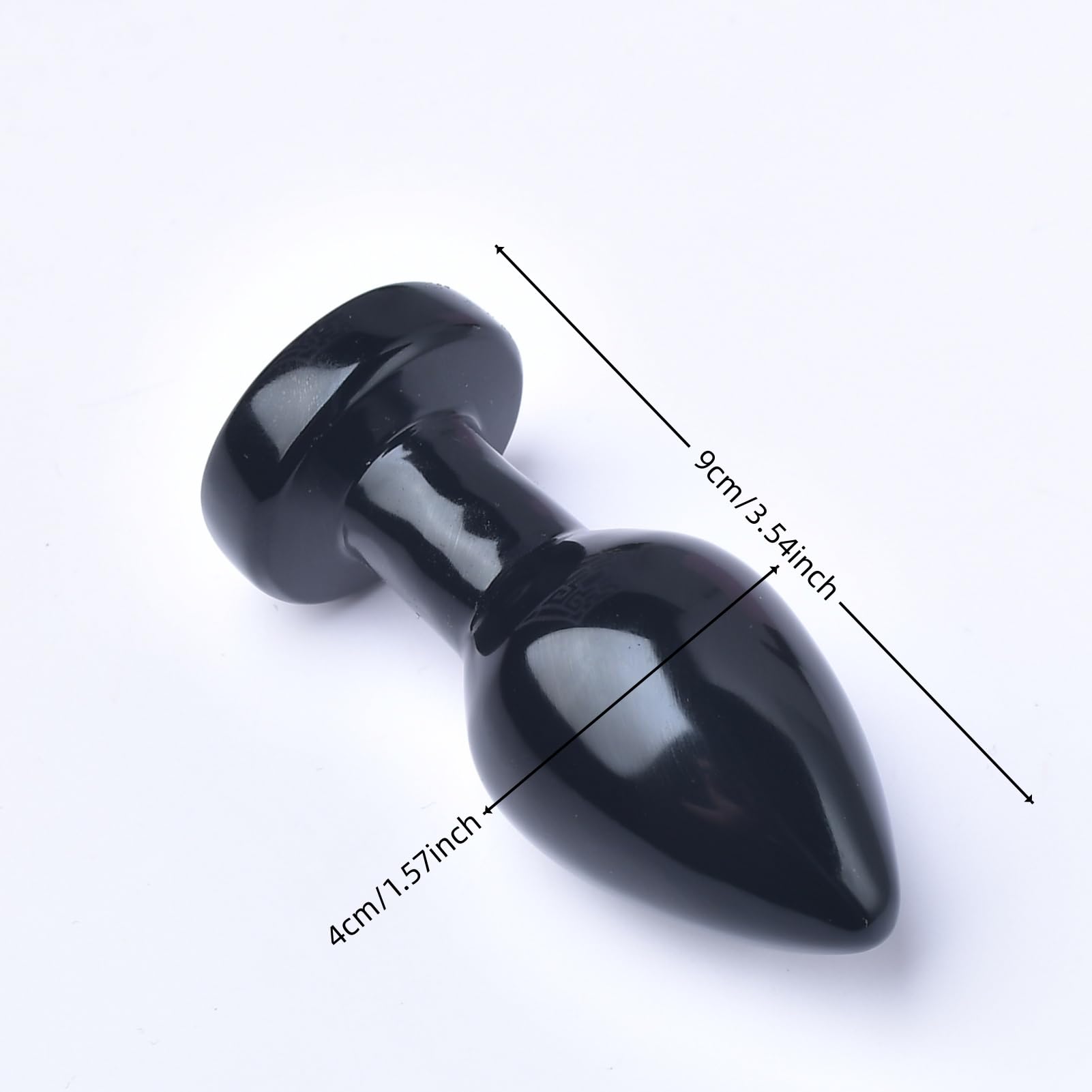 YOUNAIERZX black obsidian wand in hand, ergonomic grip for energy work.