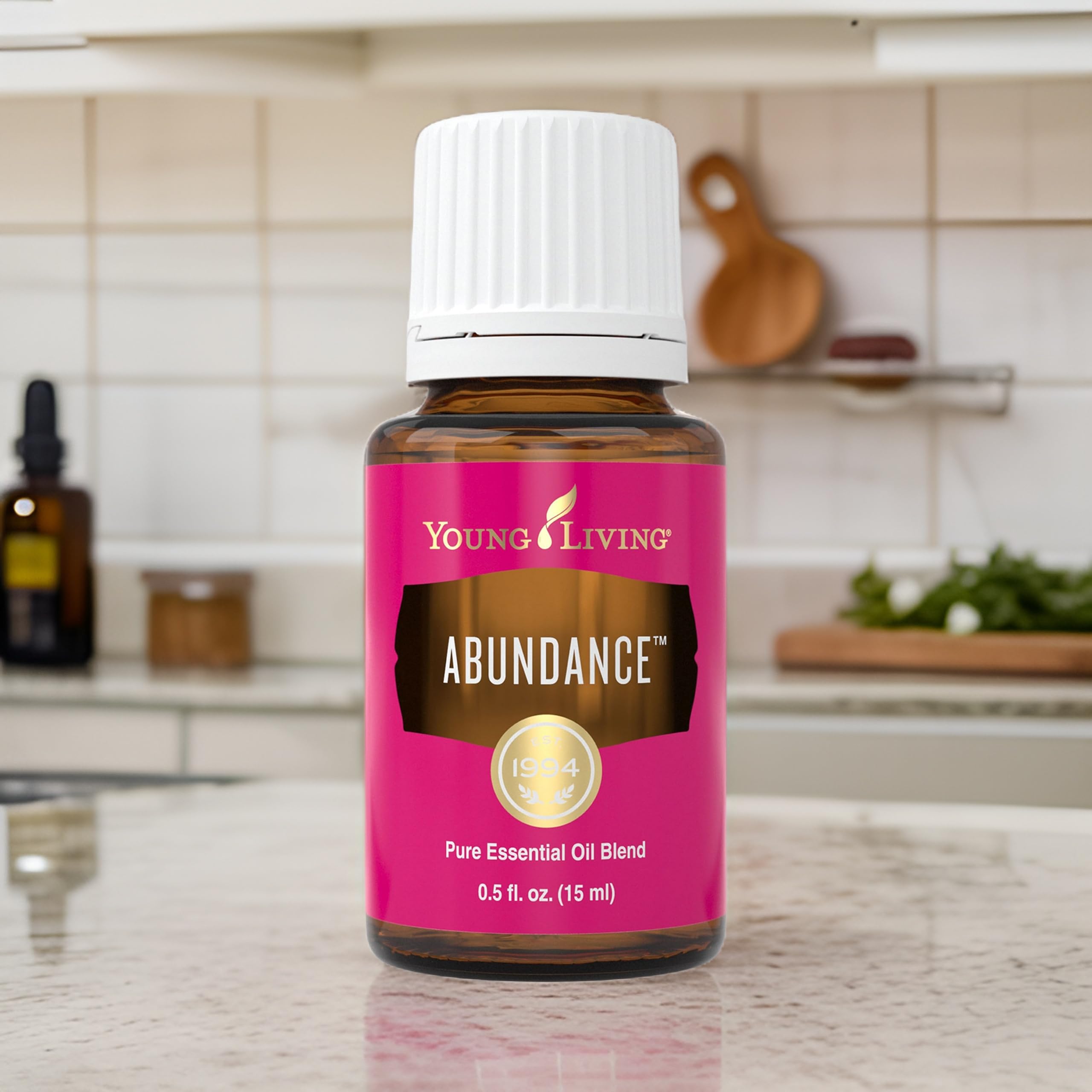 Young Living Abundance diffuser mist: subtle diffusion for energizing spaces
