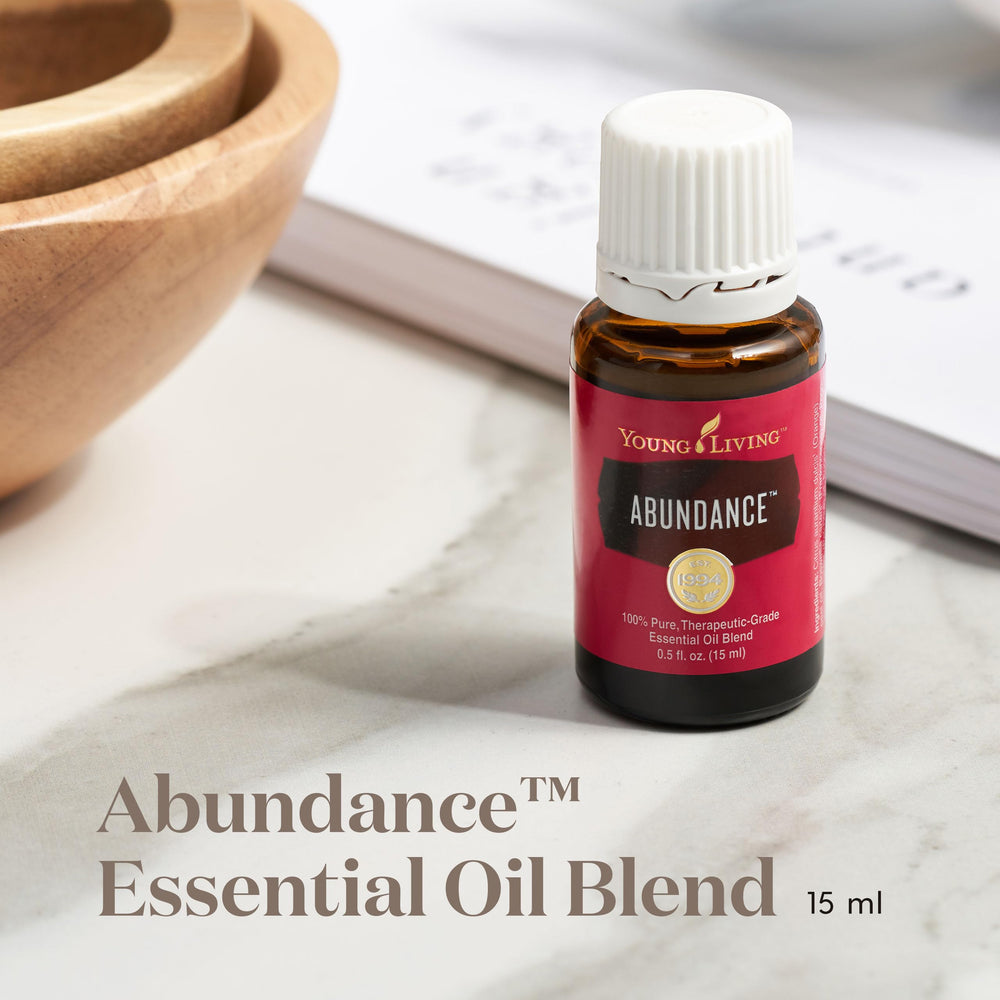 Young Living Abundance diffuser in room: create a warm, inviting ambiance