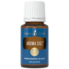 Young Living Aroma Siez bottle pour for calming aromatherapy and relaxing rituals at home