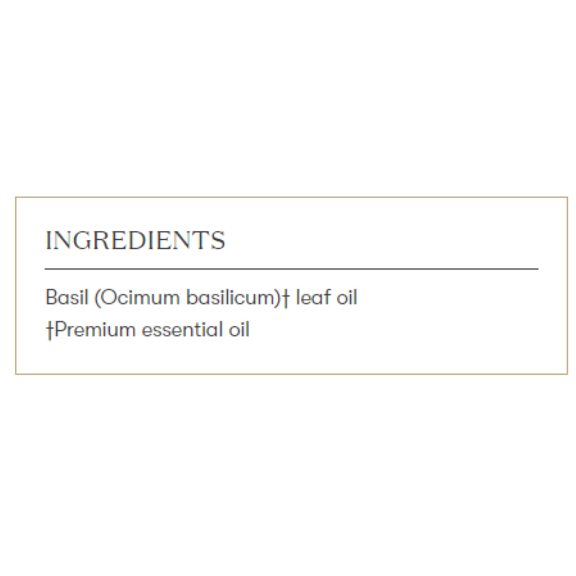Young Living Basil Essential Oil diffuser aroma promoting mood balance.