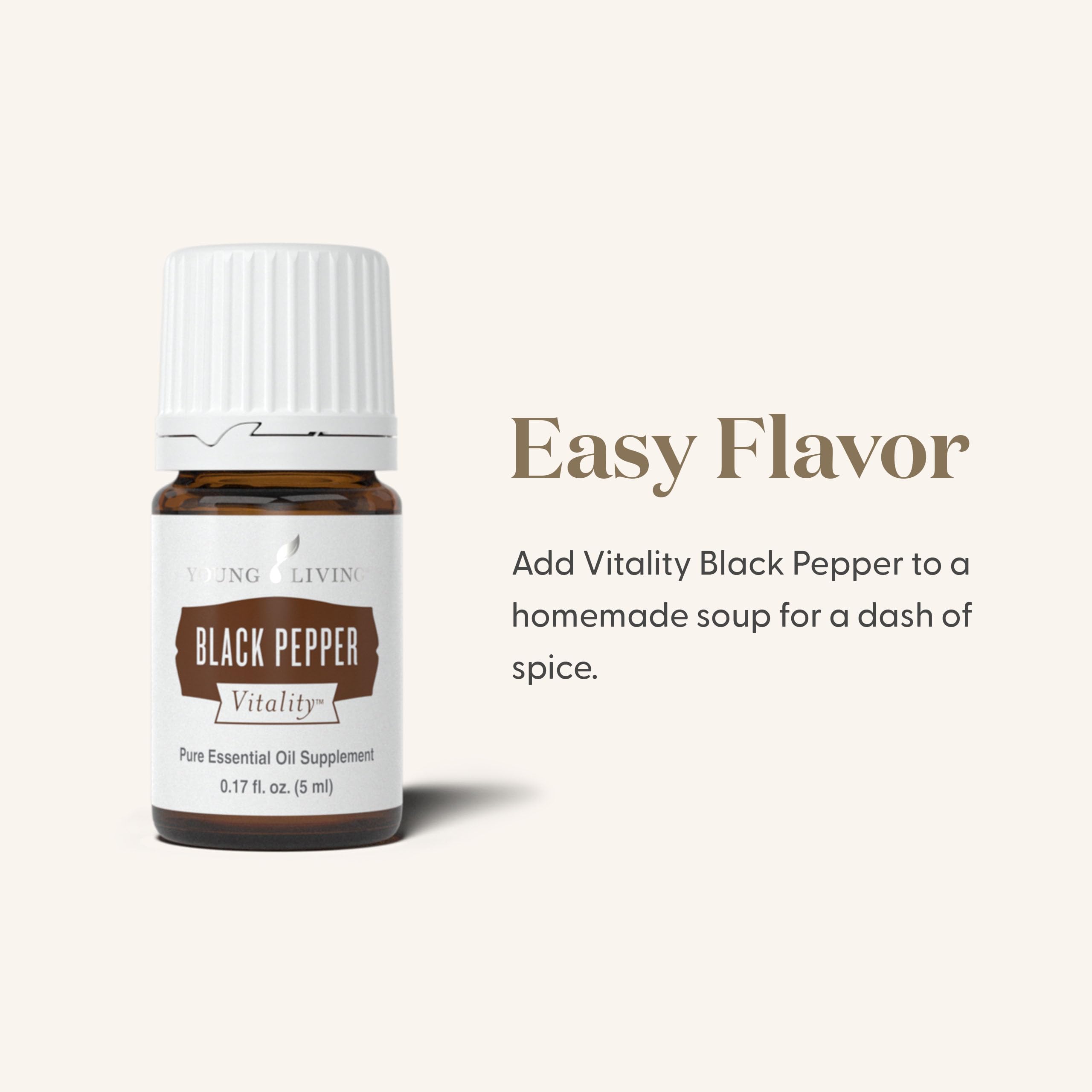 Young Living Black Pepper Vitality 5ml ideal for marinades and glazes