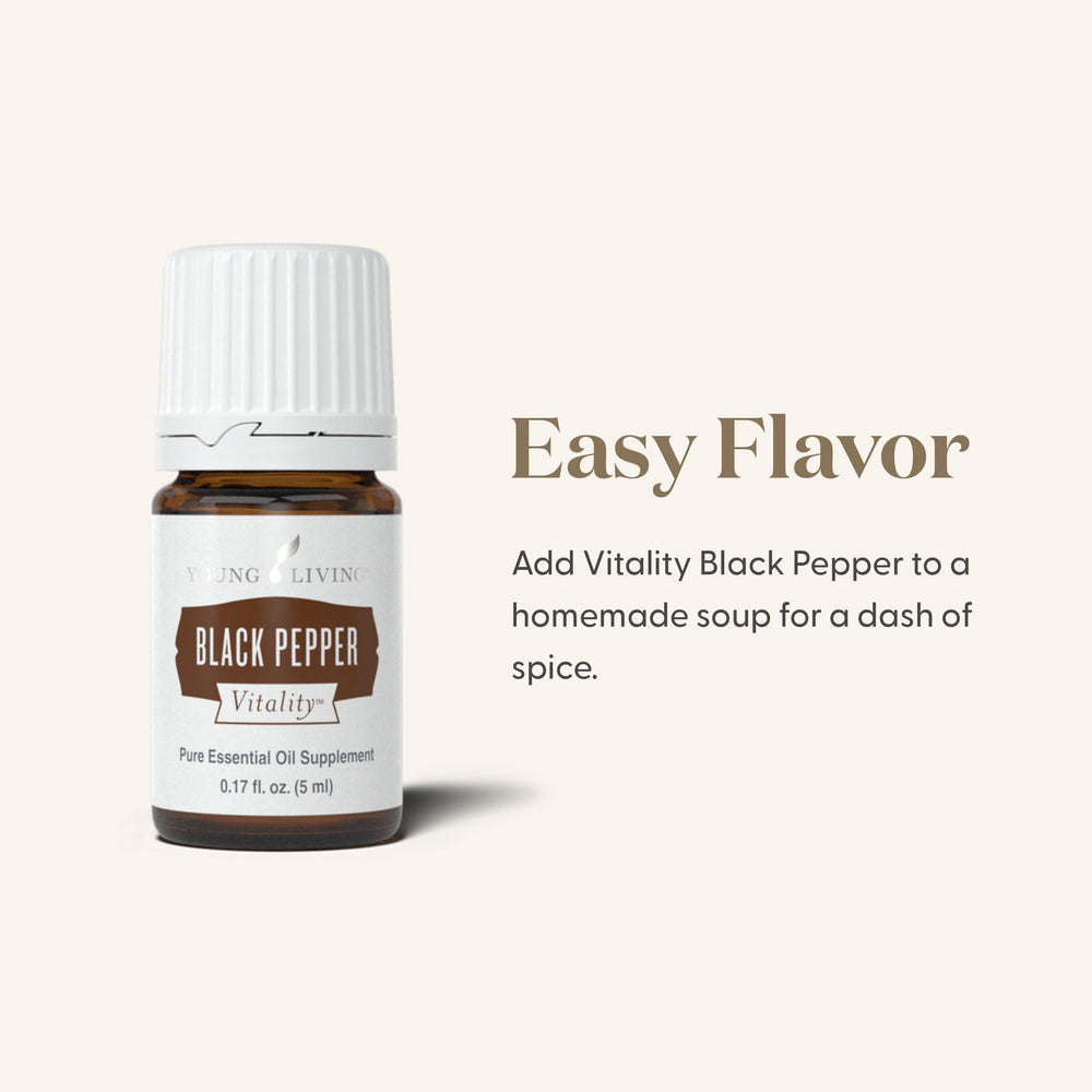 Young Living Black Pepper Vitality 5ml ideal for marinades and glazes