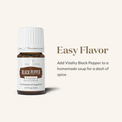 Young Living Black Pepper Vitality 5ml ideal for marinades and glazes