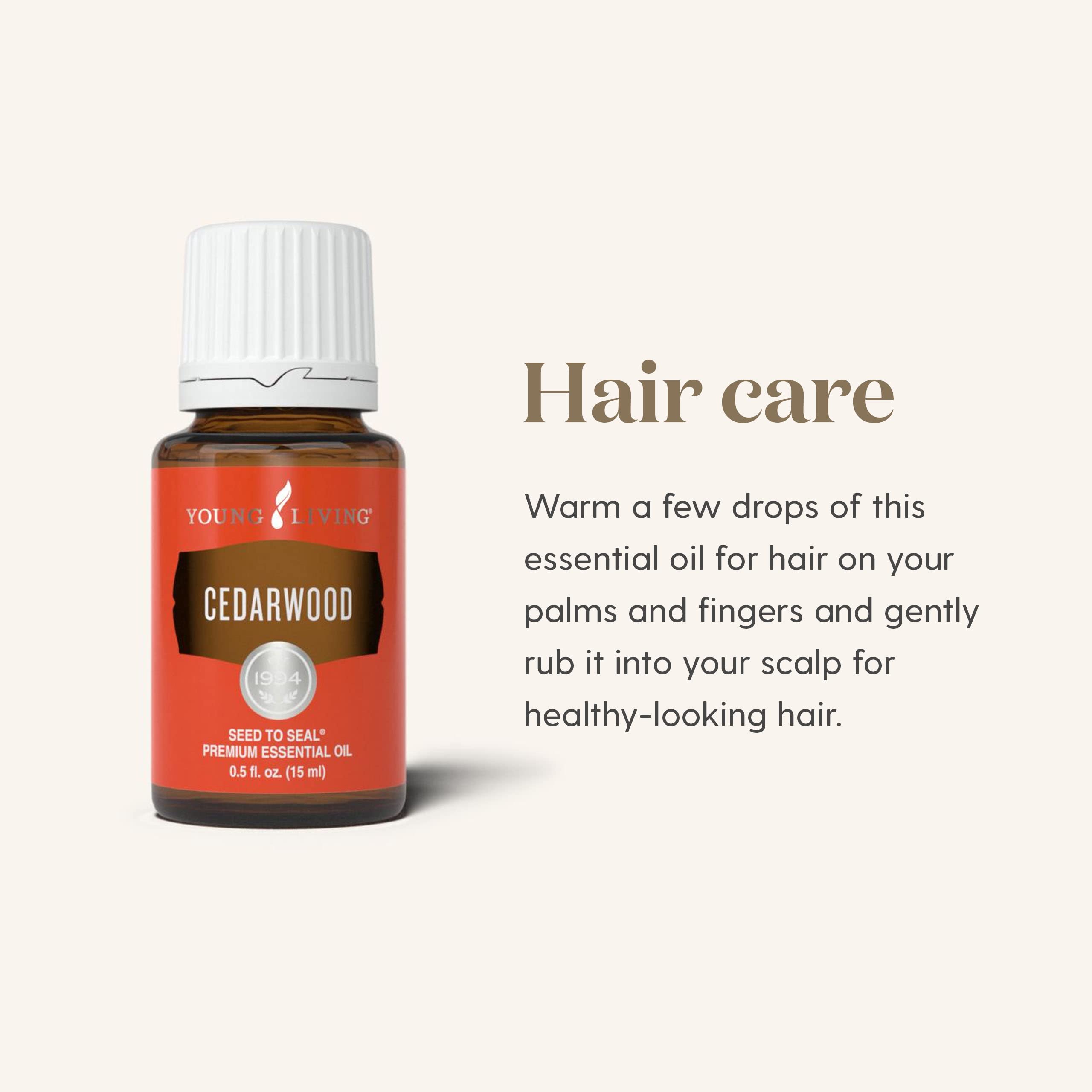 Young Living Cedarwood DIY blends for aromatherapy at home.