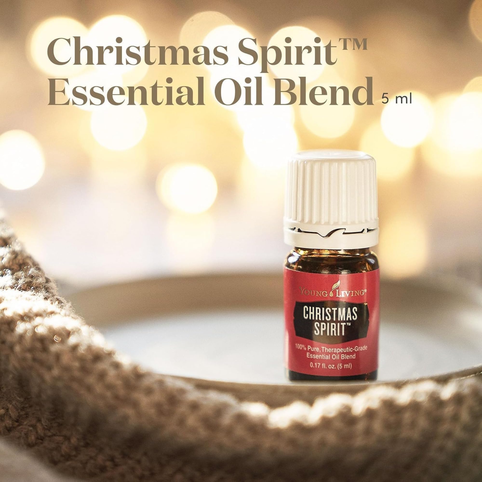 Young Living Christmas Spirit diffuser-scene adds seasonal warmth to gatherings.