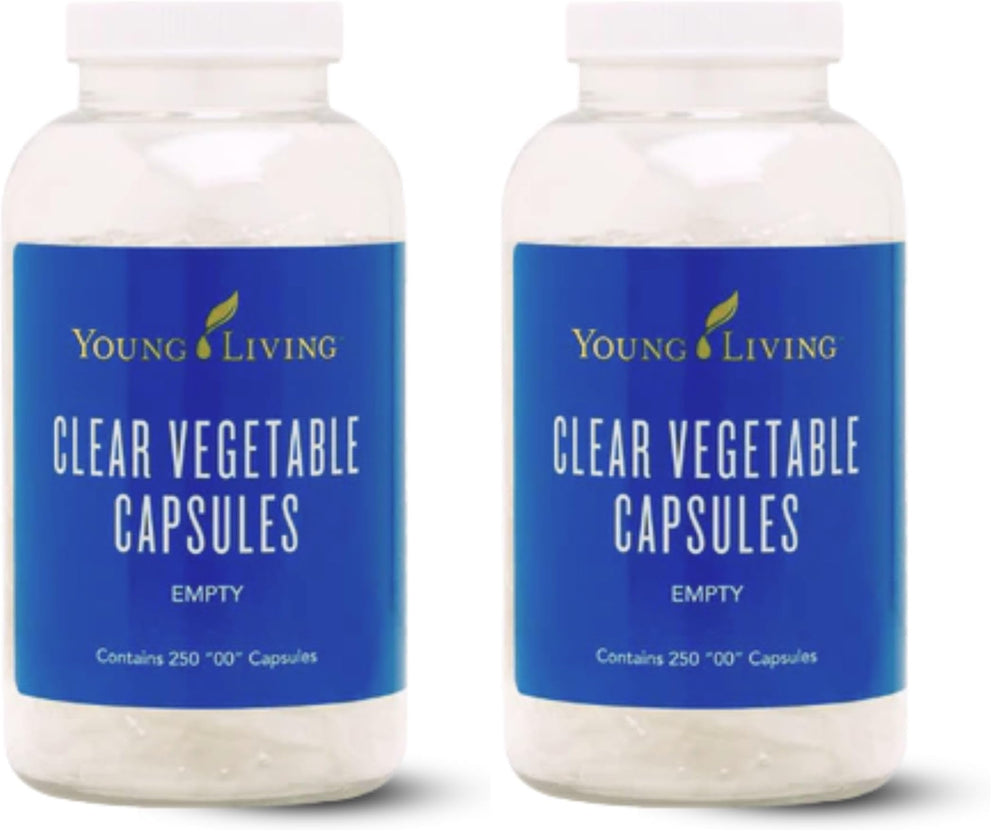 Young Living Clear Vegetable Capsules—vegan-friendly, non-GMO daily wellness capsules for dietary support